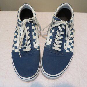 Men's Van's Off the Wall 500714 Old Skool Blue Checkered Sneakers